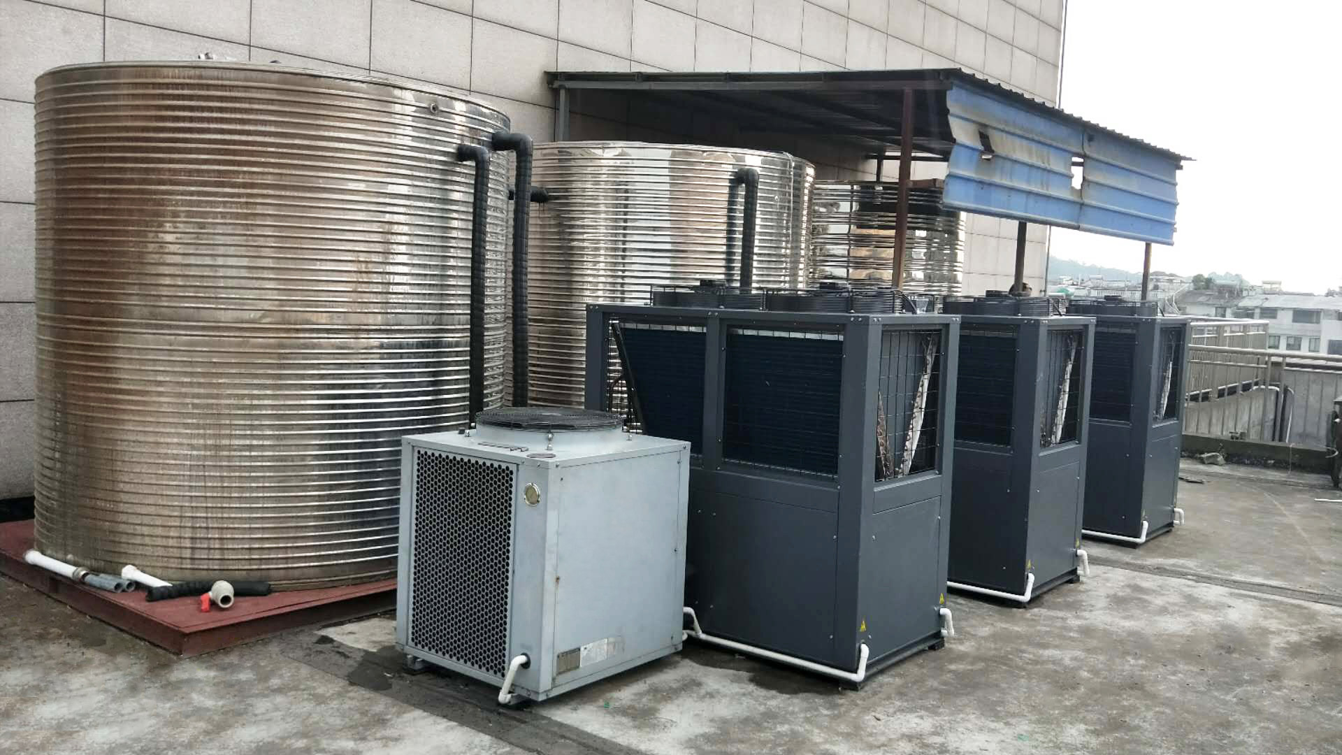 義烏驛云酒店熱水工程